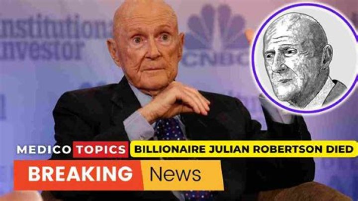 Who Was Investor Julian Robertson Wife Josephine Tucker Robertson? Billionaire Wife Death Cause Explained